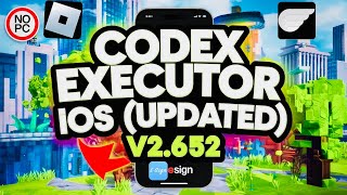 Download amp Install Updated Codex Roblox Executor on iOS  Latest Executor for Roblox on iPhoneiPad [upl. by Cannell]