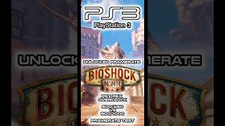 PS3 RSX OVERCLOCK  Stock VS 8001000  BioShock Infinite  Framerate test [upl. by Eidac]