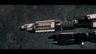 Epic Cinematic Space Battle  Battlestar Galactica Deadlock  NPC Wars 10 [upl. by Burhans308]