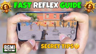 BEST TIPS for BETTER REFLEXES😱 4 Finger Gyroscope Secret Reflex Guide🔥  BGMI PUBG [upl. by Erena]