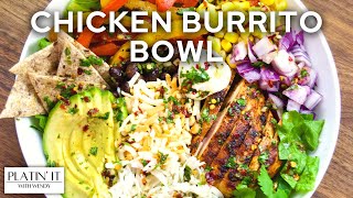 The EASIEST Chicken Burrito Bowl  Taco Salad  Everyday Favourites [upl. by Arriaes]