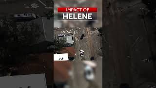 Chopper 2 view of Helene St Pete Beach damage [upl. by Sirob810]