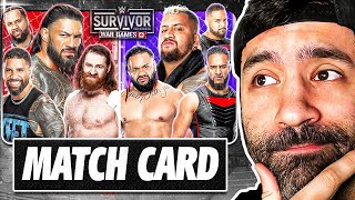 Predicting the Survivor Series War Games 2024 Match Card [upl. by Furtek]