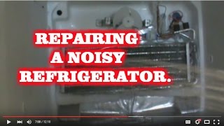 GE REFRIGERATOR NOISY amp NOT COOLING BOTTOM FRIDGE [upl. by Ralleigh]