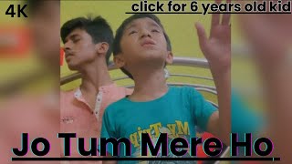 Jo Tum Mere Ho  Cover by 6 years old kid Krish Mondal  Kishore Mondal [upl. by Elwina]