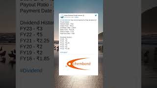 Chembond Chemicals Ltd has recommended a final dividend for FY 2023 20 May 2023 [upl. by Bow]