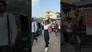 😍 sahelirudra ytshorts publicreaction danceinpublic viral bhojpuri [upl. by Ansaev]