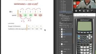 4 MAVO  Opstellen van een Exponentiële Formule [upl. by Anilram]