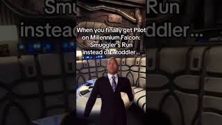 Smuggler’s Run Pilot starwars galaxysedge disneyland [upl. by Eelik]