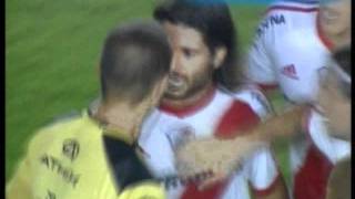 Boca 2 River 0 Amistoso 2012 Expulsion del Chori Dominguez [upl. by Ainahpets351]