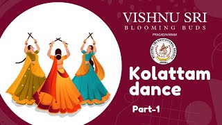 A very beautiful kolattam performance by VISHNU SRI children2024 [upl. by Sontich794]