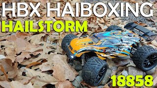 NEW 2020 VERSION HBX Haiboxing 18858 Hailstorm 4WD RC Truggy Review [upl. by Trebleda]