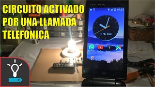 Circuito Accionado a Distancia Con Tu Celular 【proyecto de electrónica】 [upl. by Elnore]