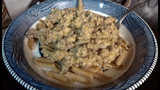 Ground Meat Stroganoff [upl. by Adiell]