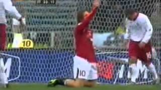 Roma Livorno 2004 gol fantastico annullato a Totti [upl. by Marc4]