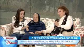 Irina Loghin a venit in platoul quotLa Marutaquot pentru strabunica Lili [upl. by Nawj]