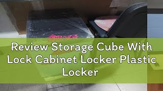 Review Storage Cube With Lock Cabinet Locker Plastic Locker Parcel Locker Stackable Locker Plastic [upl. by Huberman]