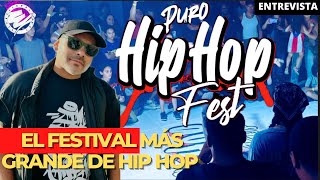 Hablando con Flexo del Puro Hip Hop Fest [upl. by Dyna407]