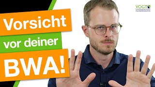 Diese Fehler ruinieren deine BWA [upl. by Powder]