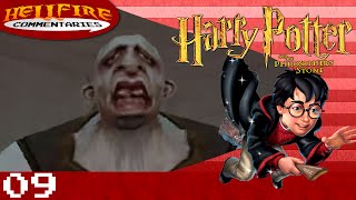 Harry Potter and the Philosophers Stone PS1 playthrough Part 9 TROLL IN THE DUNGEON [upl. by Yvette]