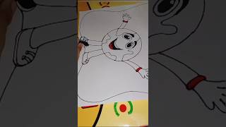 Earth🌎drawing and colouring earthdrawing drawingandcoloring easydrawing youtubeshorts trending [upl. by Atsylac]