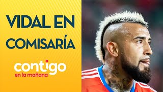 TRASLADADO A COMISARÍA Arturo Vidal involucrado en denuncia de una mujer  Contigo en la Mañana [upl. by Yenaffit343]