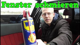 Schwergängige Autofenster mit Fensterheber mit WD 40 wieder leichtgängig machen  Alfa Romeo 156 [upl. by Whalen]