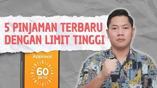 5 Pinjaman Online Terbaru Dengan Limit Tinggi  Pinjol Dengan Bunga Rendah [upl. by Ellehsal]