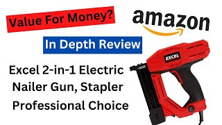 Excel 2in1 Electric Nailer Gun Stapler [upl. by Bigg554]