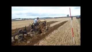 Two Old Fordsons Ploughing [upl. by Dail]