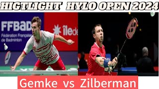 HYLO Open 2024 MS Rasmus Gemke VS Misha Zilberman [upl. by Sineray]