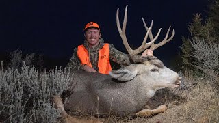 MY FIRST MULE DEER BUCK Mountain Rifle Hunting the Rut [upl. by Aicilram]