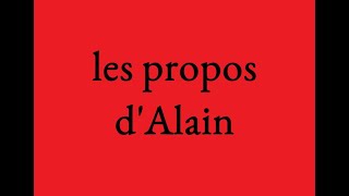 alain propos de 1921  Rabelais [upl. by Naejamron]