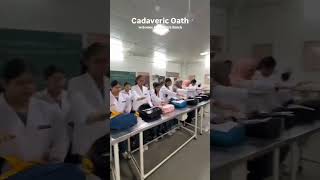 Cadaveric Oath ceremony 🩺 mbbs studymotivation motivation medicalcollege [upl. by Inaj]