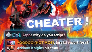 Dota 2 Cheater Detected  SF with FULL PACK OF CHEATS MUST SEE [upl. by Powell]