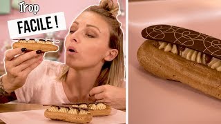 ♡• RECETTE ÉCLAIRS PRALINÉ MAISON  •♡ [upl. by Linnet]