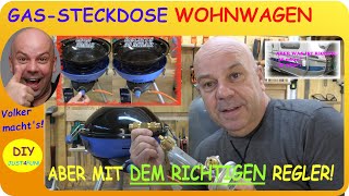 😉GAS STECKDOSE  50mbar vs 30mbar 🙄  RICHTIGER DRUCK AM WOHNWAGEN  CAMPER😎 ✔ [upl. by Griz439]