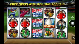 🏏 Cricket Star Slot Game – Spin for Real Wins 🌟 [upl. by Kalfas]