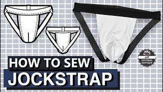 JOCKSTRAP for Men DIY  Sewing Steps  Complete Sew Along  PDF Patterns Boutique [upl. by Armington324]