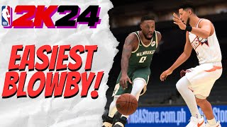 This EASY BLOWBY made me UNGUARDABLE in NBA 2K24 [upl. by Ajssatan]