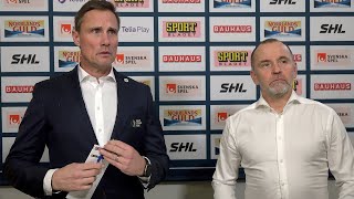 Presskonferens Luleå Hockey  Frölunda 20221129 [upl. by Lak]