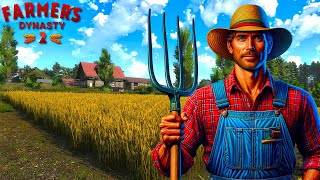 Rebuild Your Farm From The Ground Up  Farmers Dynasty 2 [upl. by Yeknarf]