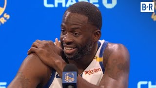 Draymond Goes Back amp Forth w Reporter on Why People Shouldnt Worry About Him  2024 NBA Media Day [upl. by Rodger420]