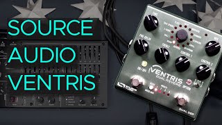 Source Audio Ventris Dual Reverb Sound Demo no talking with Twisted Electrons MEGAfm synth [upl. by Ahcrop]