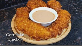 Crispy Cornflake Chicken  How to Make Cornflakes Chicken [upl. by Aihsot736]