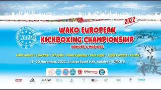 Tatami 1 Team Event WAKO European Championships 19112022 [upl. by Lordan]