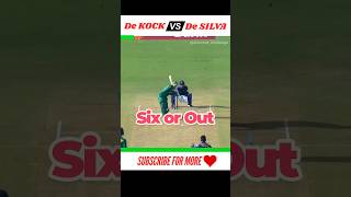 103  Only Cricket Lover Can Guess 😎  De KOCK vs De SILVA shorts outorsix cricketquiz [upl. by Aihk]