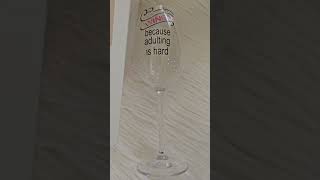 Loving our new wine glasses wine customwineglass smallbiz gifts celebrate buynow [upl. by Htehpaj]