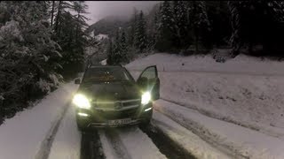 Mercedes 4Matic  winter test part 1 [upl. by Megen]