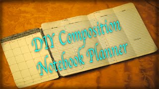 DIY Composition Notebook Planner [upl. by Mandal]